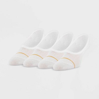 All Pro Women's Ultralight 3+1 Bonus Pack Low Liner Athletic Socks - White 4-10