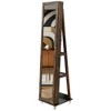 Sapphtopaz 360°Swivel Full Length Mirror with Jewelry Cabinet Standing Dressing Mirrors with Jewelry Hooks Body Mirror for Bedroom - 4 of 4