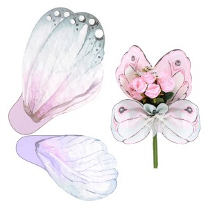 Unique Bargains Waterproof Durable Vibrant Colors Tear-resistant Flower Wrapping Paper 1 Pc - 1 of 4