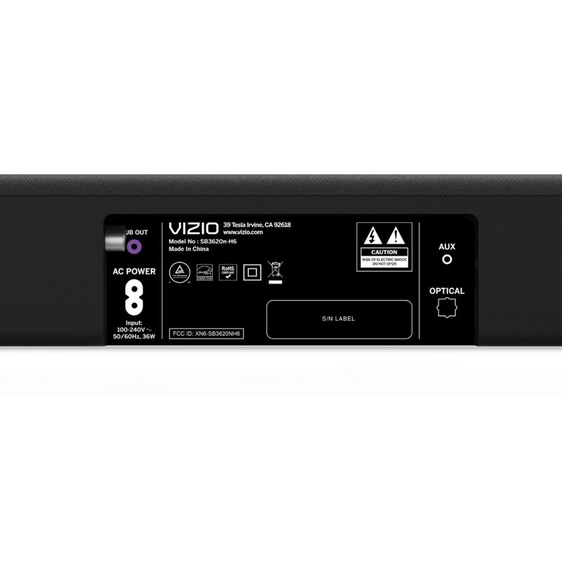 Vizio SB3620n-H6B-RB 36" 2.0 Wireless Sound Bar - Certified Refurbished, 5 of 7