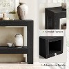 Lantine 63-Inch Wood Entryway Table, Long Farmhouse Console Table for Living Room, Hallway, Entry, Foyer,Sofa Behind Couch with 2-Tier Shelves - 4 of 4