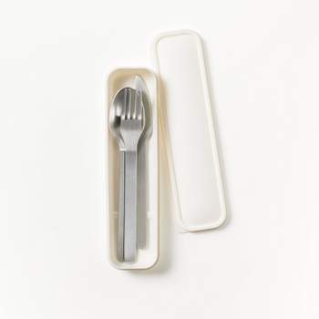 Humangear Uno Kid's Fork And Spoon Combination Travel Utensil 3-pack :  Target