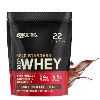 Optimum Nutrition Gold Standard 100% Whey Protein Powder - Double Rich Chocolate - 24oz