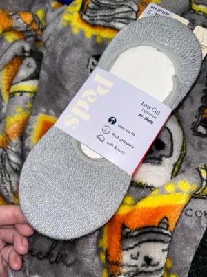 Peds Women's Grippers Tactel Nylon 2pk Liner Mule Socks - Nude One Size :  Target