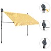vidaXL Door Canopy Gray and Transparent 39.4 in.x31.5 in. Polycarbonate - 3 of 4