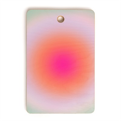 Daily Regina Designs Vintage Colorful Gradient Cutting Board Rectangle - Deny Designs