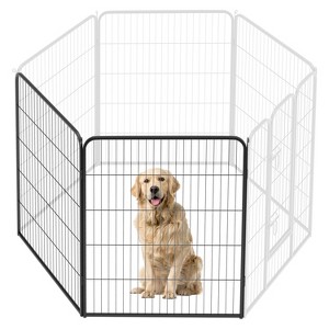 BestMassage Dog Playpen 24/32/40 Inch Heavy Duty Playpen Pen Dog Fence Dog Kennel with Doors Indoor Outdoor Pet Exercise Pen Puppy Playpen - 1 of 4