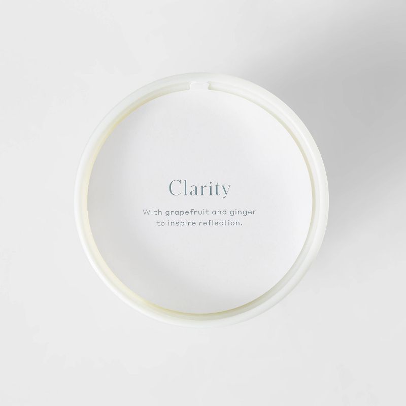 Clarity Core Frosted Glass Wellness Jar Candle White - Casaluna™, 4 of 8