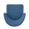 PAGED Jacquard Upholstered Bar Stools Set of 2 Counter Height Barstools with Metal Footrest and Frame for Kitchen Island, Dining Room, Blue - 4 of 4