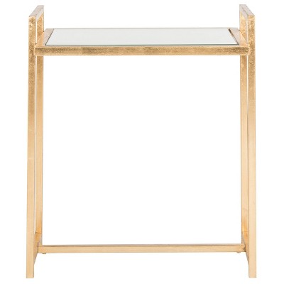 Renly End Table - Gold / Mirror - Safavieh