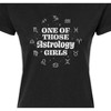 Women's - Instant Message - One Of Those Astrology Girls Fitted Graphic T-Shirt - 2 of 4