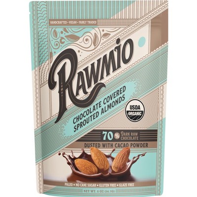 Rawmio Organic Chocolate Covered Sprouted Almonds