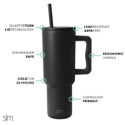 40 oz Trek Tumbler with Handle and Straw Lid - Thumbnail 5