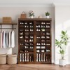 10-Tier Shoe Storage Cabinet, Tall Wooden Shoe Rack with 27 Cubbies, Freestanding Shoe Organizer - 3 of 4