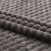 Kate Aurora Leylani Ultra Soft & Plush Luxurious Accent Throw Blanket - 50 in. W x 60 in. L - Silver - 4 of 4