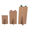 Transpac Wood 19.5 in. Multicolored Christmas Easel-Back Plaid Presents Set of 3 - 3 of 4