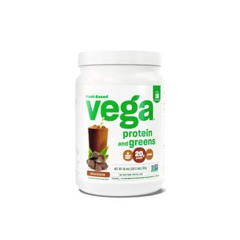 Vega Protein & Greens Vegan Plant Based Protein Powder - Chocolate - 18.4oz