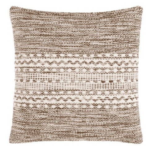 Peace Nest 2 Pack Feather Down Throw Pillow Insert, Brown, 18 x 18