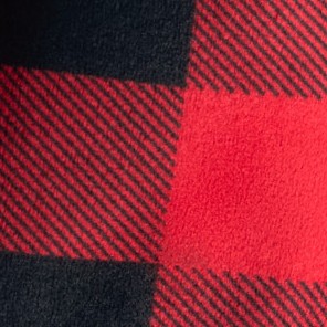 buffalo plaid - red/black