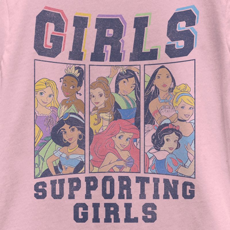 Girl's Disney Group Shot Girl Helping Girls T-Shirt, 2 of 5