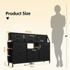 Dresser with Power Outlets and LED Lights, 55" W Dresser for Bedroom with 14 Drawers Dresser - 2 of 4