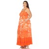 Plus Size Smocked Ruffle Maxi Sun Dress - 2 of 4