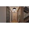 Urban Ambiance Luxury Urban Loft Pendant Light,  13.375"H x 14.75"W,  Midnight Black Finish, UHP3571 - 2 of 4