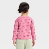 Toddler Girls' Long Sleeve T-Shirt - Cat & Jack™ Rose Pink - 2 of 3
