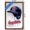 Trends International MLB Cleveland Guardians - Drip Helmet 22 Framed Wall Poster Prints - 3 of 4
