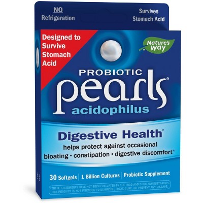 Nature's Way Pearls Acidophilus Softgel - 30ct