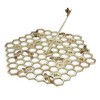 SPI Home Honeycomb and Bee Sundial – Gold Metal Garden Sculpture, Nature-Inspired Outdoor Accent - 2 of 4