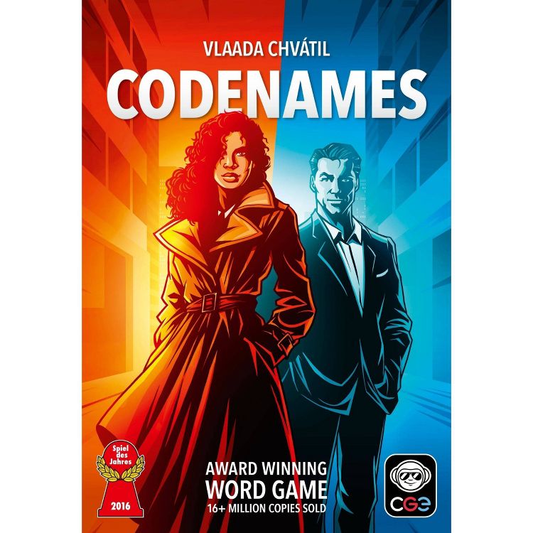 Czech Games Edition Codenames Game: Social Skills, 4+ Players Party Board, Card Holder, 15-Minute Play, 6 of 6