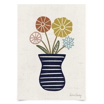 Americanflat Botanical 12x16 Poster - Tiny House Plants Watercolor Wall Art Room Decor by Pauline Stanley