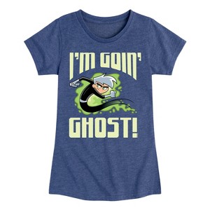 Girls' - Danny Phantom - I'm Goin Ghost Fitted Short Sleeve Graphic T-Shirt - 1 of 4