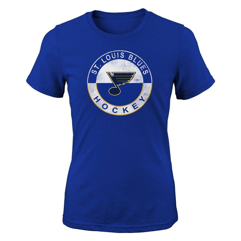 NHL St. Louis Blues Girls&#39; Crew Neck T-Shirt, 1 of 2