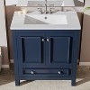 Tribesigns 30" Modern Bathroom Vanity with Sink, Freestanding Bathroom Vanities Cabinet Combo - 4 of 4
