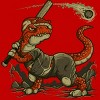 Boy's Design By Humans Fight The Asteroid By LetterQ T-Shirt - 2 of 3