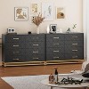 Garvee 8 Drawer Dresser for Bedroom - Elegant Chest of Drawers & TV Stand with Lacquered Finish, Space-Saving Design - 4 of 4