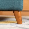 KWPZQEB Ottoman Bench with Storage, Button Tufted Fabric Bench with Upholstered & Wood Legs, End of Bed Bench for Bedroom, Living Room, Hallway - 3 of 4