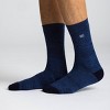 Always Warm by Heat Holders Men's Warm Twist Crew Socks - Navy 7-12 - 2 of 4