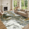 Marble Abstract Area Rug - 2 of 4