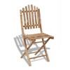 vidaXL 5 Piece Folding Patio Dining Set Bamboo - 3 of 4
