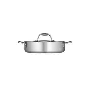 Cajun Cookware Aluminum Roaster Pan with Lid - 15-Inch Roasting Pot - Easy  to Cl