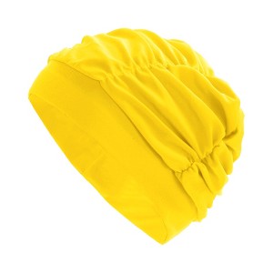 Unique Bargains Nylon Pleated Style Swimming Cap 1 Pc - 1 of 4