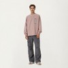 Anna-Kaci Active Men's Long Sleeve Pullover Crew Neck Top with Contrast Zipper Chest Pocket and Elastic Cuffs - 4 of 4