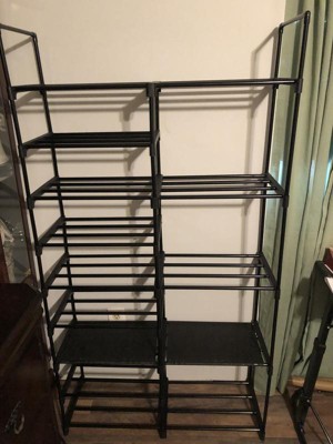 Mavivegue 9 Tiers Shoe Rack Tall Shoe Organizer Shoe Storage 3 Row