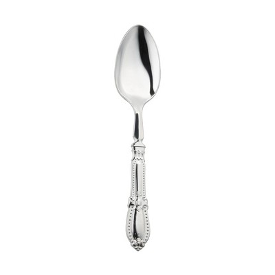 Smarty Had A Party Silver Baroque Plastic Dinner Spoons - 240 pcs