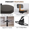 Home Imports Emporium Adjustable Height Drafting Chair,  Rolling Wheels, Adjustable Height, Backrest, Office Stool - 2 of 4