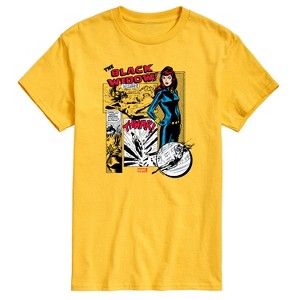 Men's - Marvel - Black Widow Panels Short Sleeve Graphic T-Shirt - 1 of 4