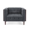 Set of 2 Mclarnan Contemporary Tufted Club Chairs - Christopher Knight Home - 3 of 4